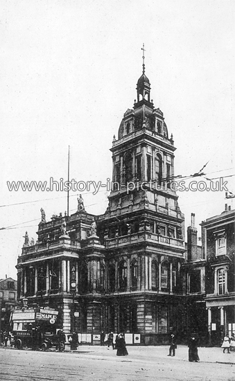 The Town Hall, Stratford, London. c.1904